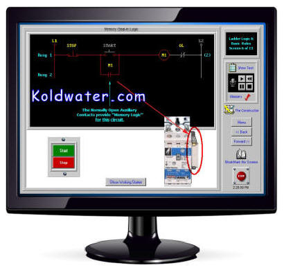 Electric motors and controls Training interactive software electrical wiring diagrams 