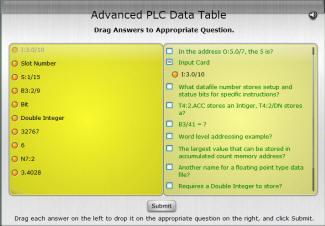 Adv AB PLC Data Memory Table Test