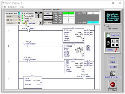 PLC tracking loads