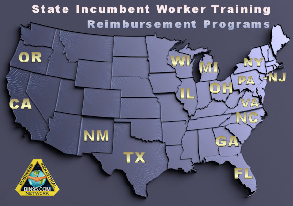 Incumbent worker training reimbursement programs by state.