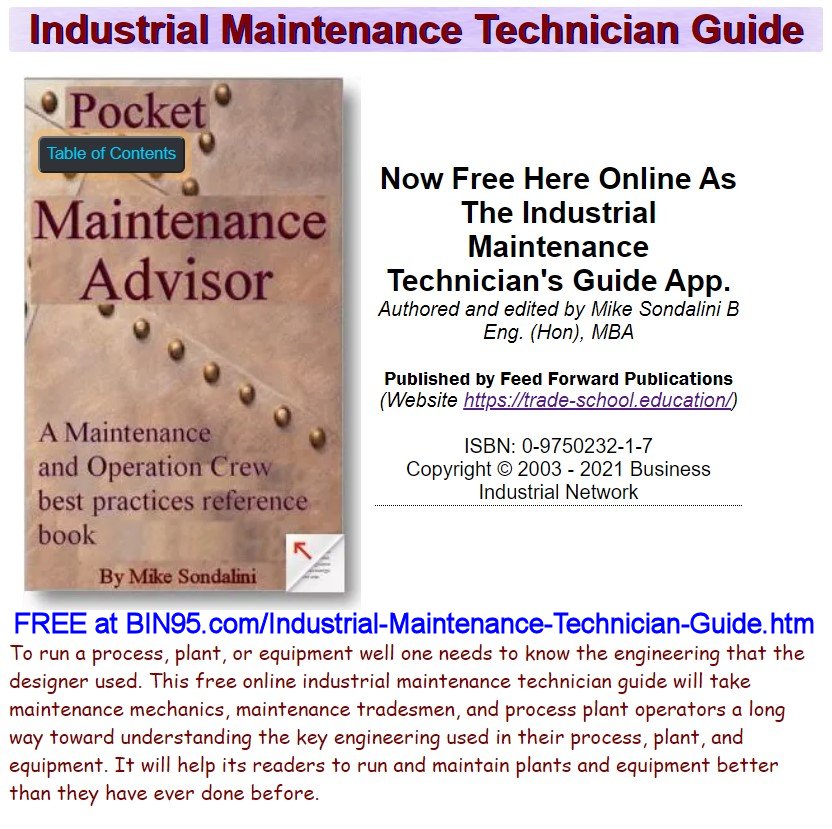 industrial maintenance technicians guide