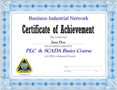 PLC SCADA Certification