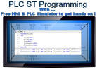 PLC ST programming training