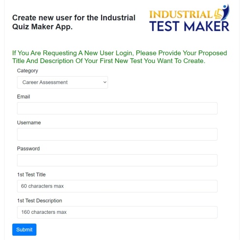 quiz maker sign up