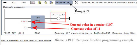 Siemens PLC programming example 2