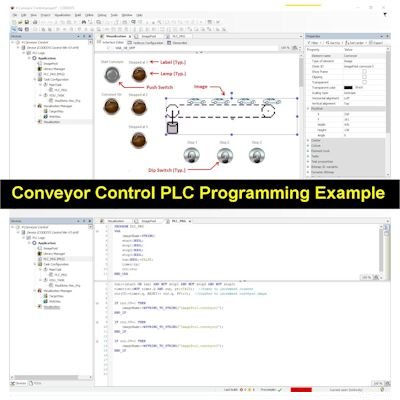 conveyor belt plc programming examples