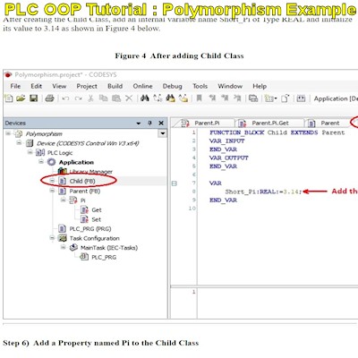 IEC-61131-3 oop CODESYS Polymorphism examples 9