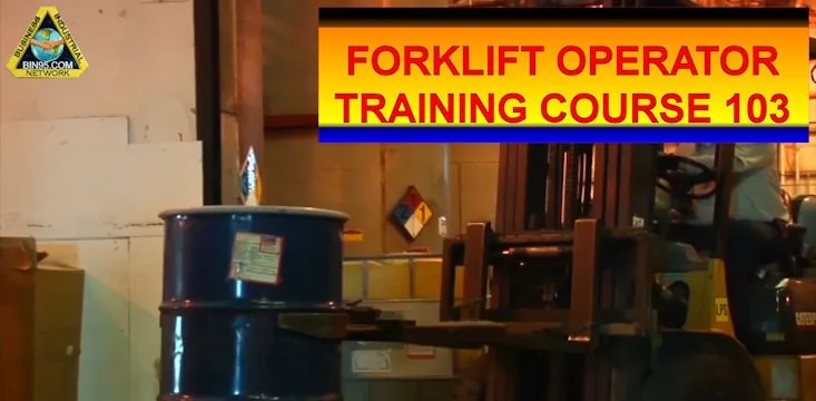 Forklift operator training